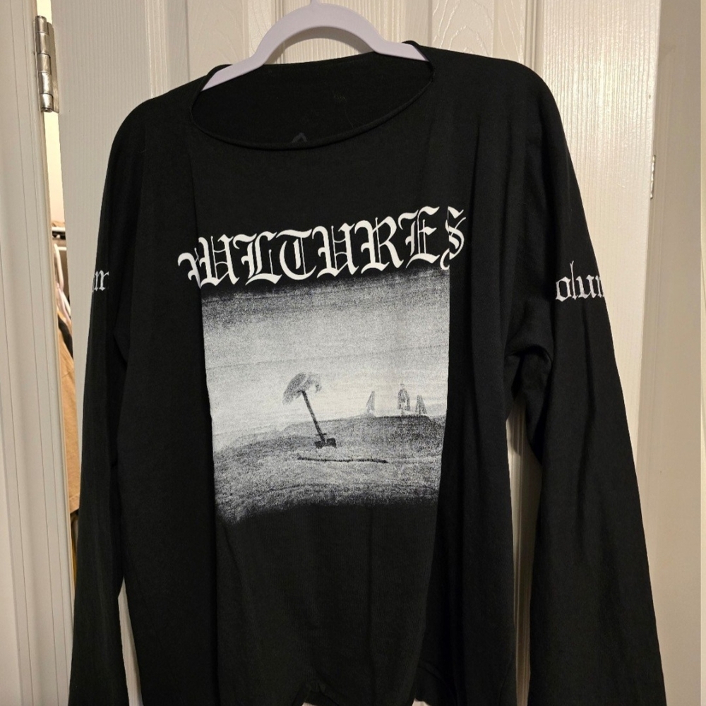 Black Long Sleeve Graphic Tee